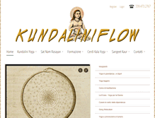 Tablet Screenshot of kundaliniflow.com